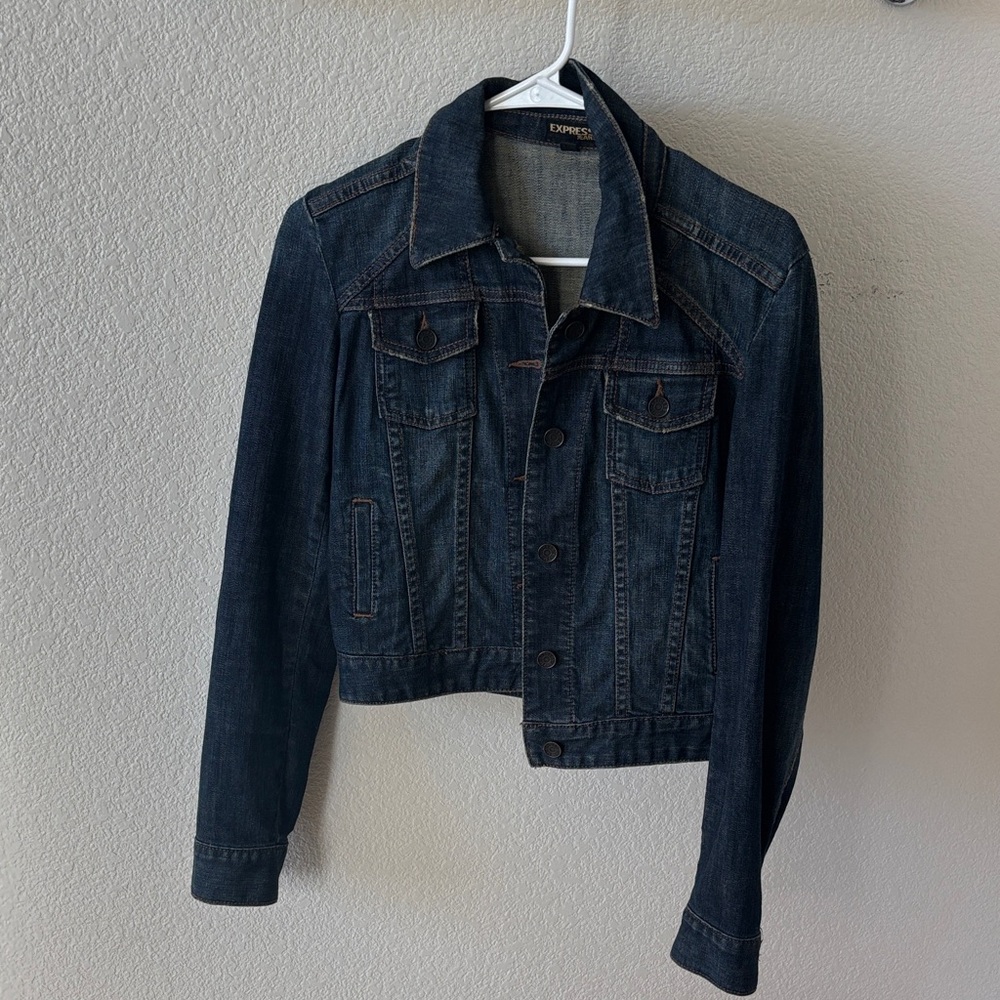 Express Women's Dark Denim Jacket